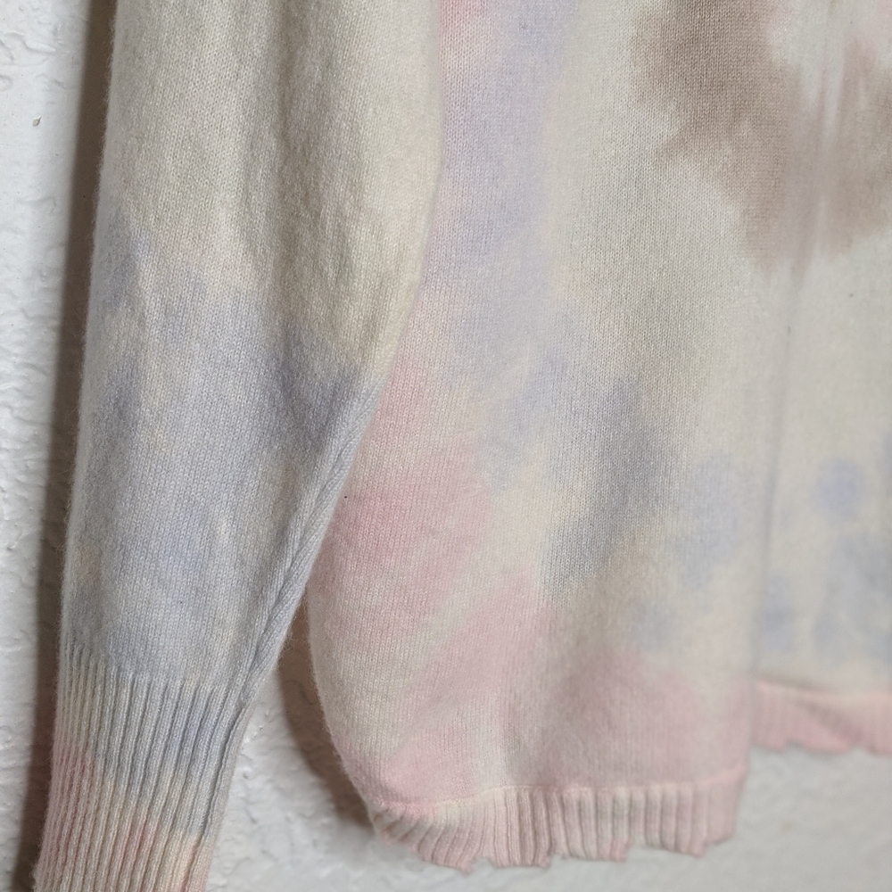 Repeat Cashmere Tie Dye Distressed Sweater XS - Picture 5 of 9